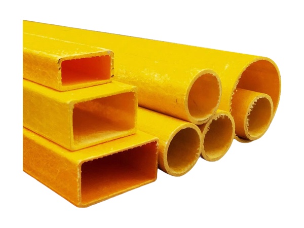 Yellow FRP Square Tube