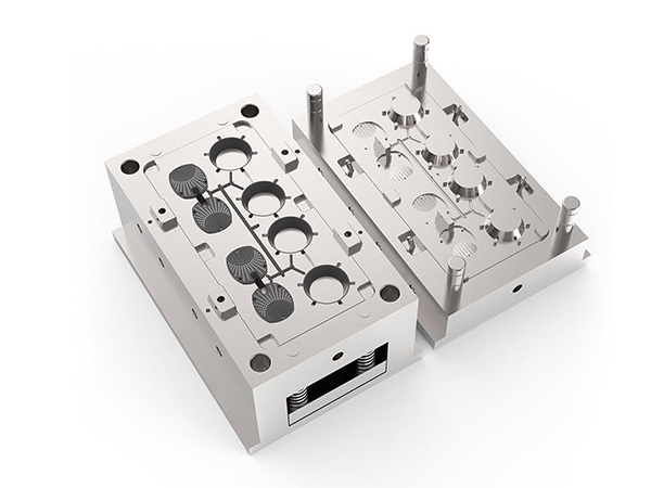 4-cavity Round Part Injection Mold